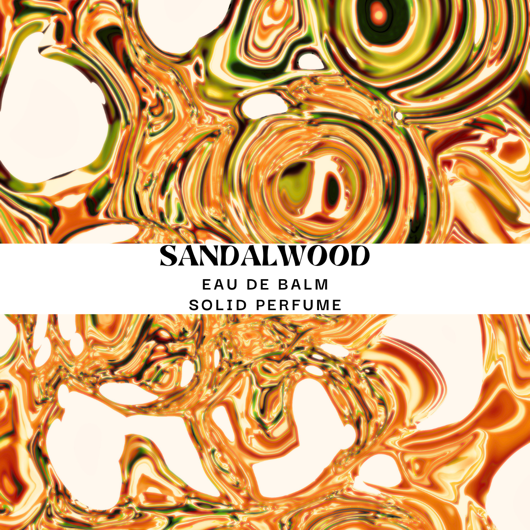 SANDALWOOD Eau de Balm | Solid Perfume | Long-Lasting Natural Fragrance | Organic & Handcrafted
