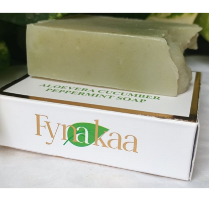 Aloevera Cucumber Peppermint Cold Processed Handmade Natural Organic Premium Soap