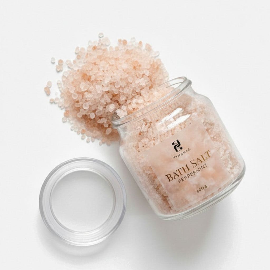 Bath Salt with Peppermint Essential Oil