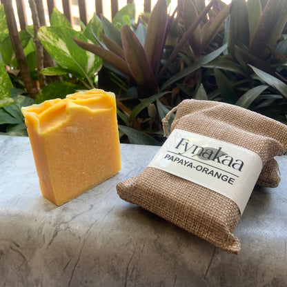 PAPAYA ORANGE SOAP BAR [Cold Processed | Handcrafted | Organic | Artisan]