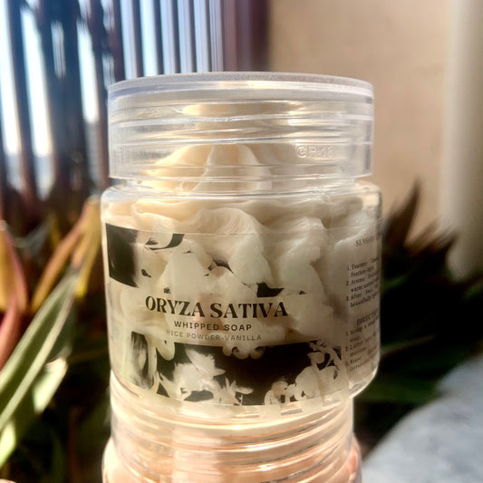 ORYZA SATIVA WHIPPED SOAP