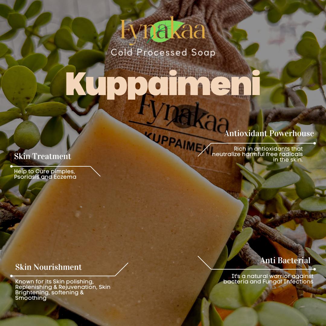 Kuppaimeni Cold Processed Handcrafted Premium luxury Natural Organic Bar Soap