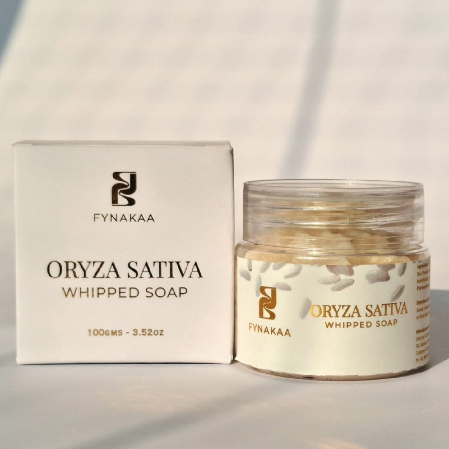 Oryza Sativa Whipped Soap with Vanilla Extracts