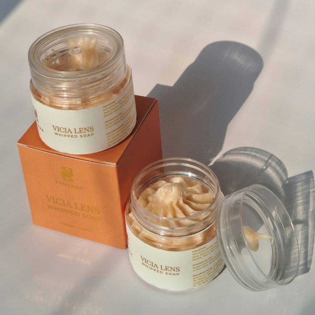 Vicia Lens Whipped Soap with Patchouli and Frankincense Essential Oil