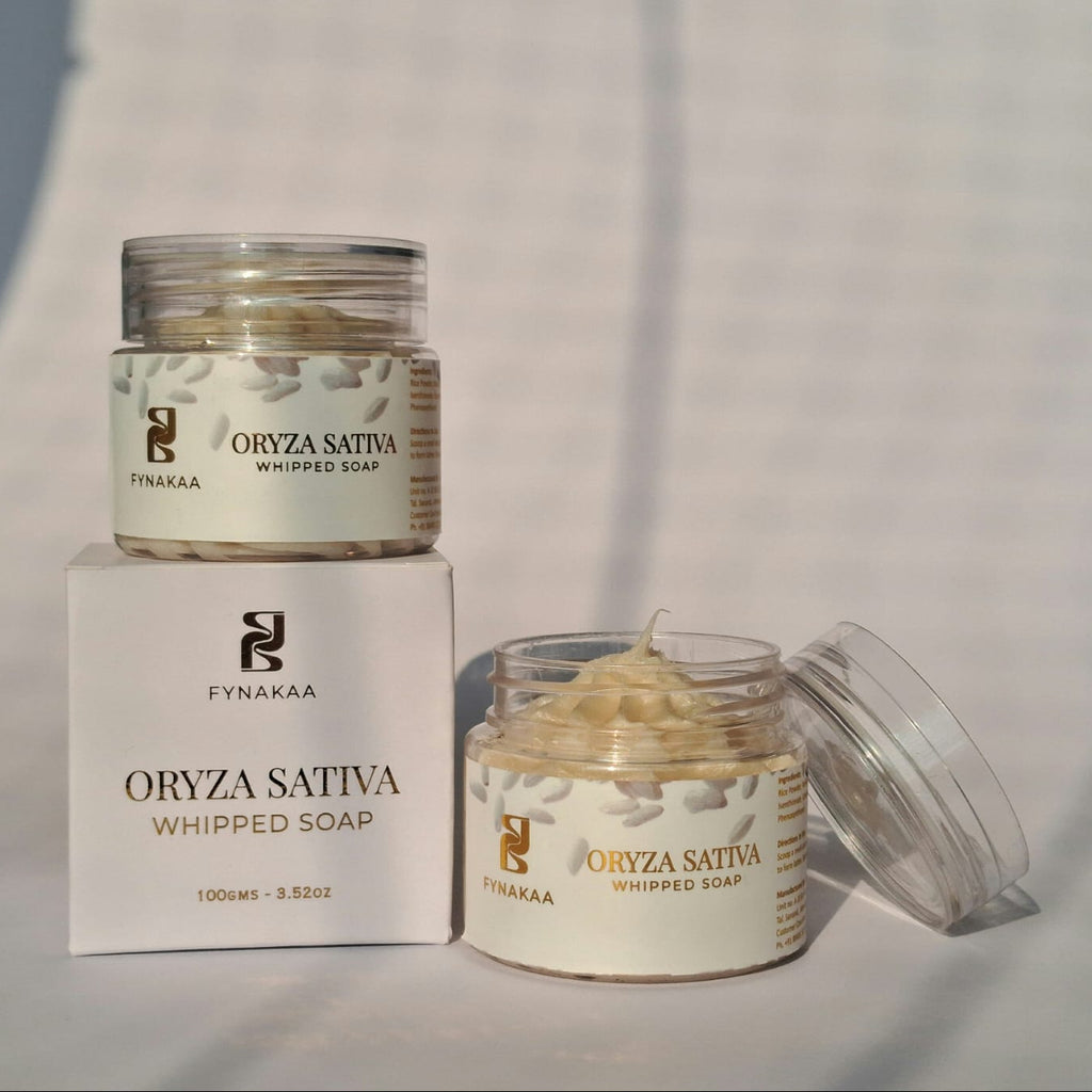 Oryza Sativa Whipped Soap with Vanilla Extracts