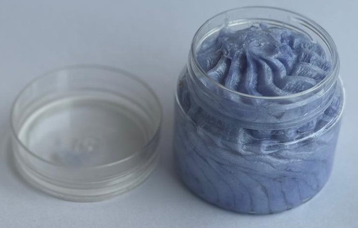 whipped soap with Blue Pea flower (aparajita) extract